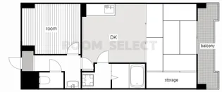 松原メイトマンション【6階】の間取り