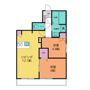 ウイナード青葉台【1階】の間取り