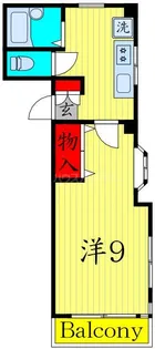 来原ビル【4階】の間取り