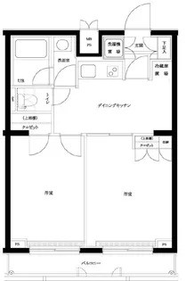 ルーブル中野坂上弐番館【4階】の間取り