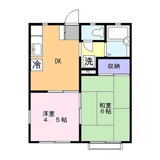 アベリア【1階】の間取り