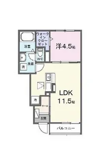 埼玉県川口市大字安行西立野【アパート】の間取り