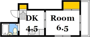 ホワイトコートセザム【3階】の間取り