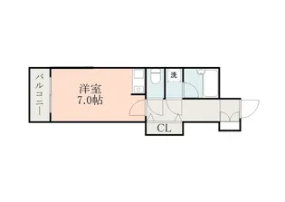 ライオンズマンション熊本中央【8階】の間取り