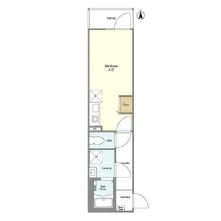 Le Paradise 中原【2階】の間取り