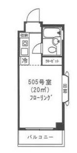 ハーベストハウスII【5階】の間取り