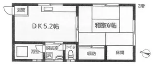 大林荘【2階】の間取り