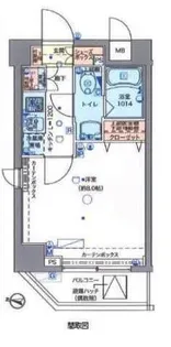 ミューズ両国【3階】の間取り