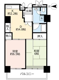 UR武庫川【2階】の間取り