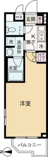 ルーブル武蔵中原伍番館【3階】の間取り