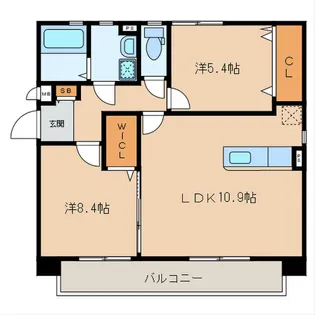 ベーチェル【1階】の間取り