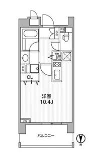 クリオ西池袋【11階】の間取り