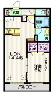 Wisteria あざみ野【2階】の間取り
