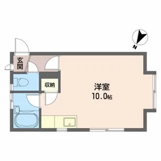 パレスエヴァ八乙女【1階】の間取り