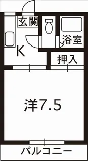 エクセルコート【2階】の間取り