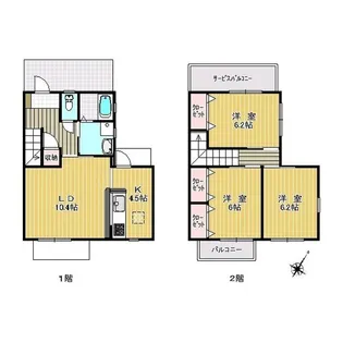 ミュージア西風の間取り