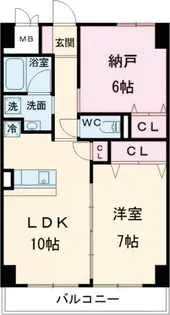 アルペンローゼ【2階】の間取り