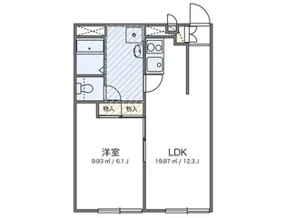レオパレスかねた【1階】の間取り