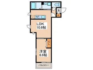 クレシア【3階】の間取り