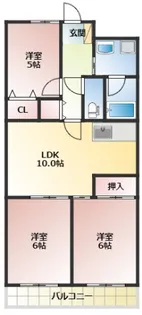 シティプラザ浜松【7階】の間取り