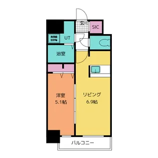 メイクス熱田神宮【11階】の間取り