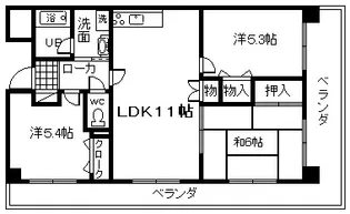 ドミール川崎【2階】の間取り