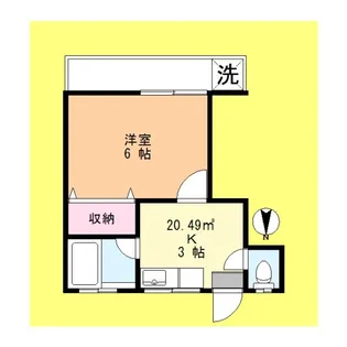 第三コーポ【2階】の間取り