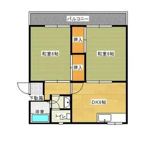 ハイツケント【2階】の間取り