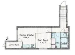 ブランシェ練馬II【2階】の間取り
