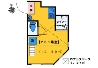 アーバンプレイス新宿若松町【2階】の間取り