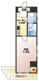 FIRST FIELD【6階】の間取り