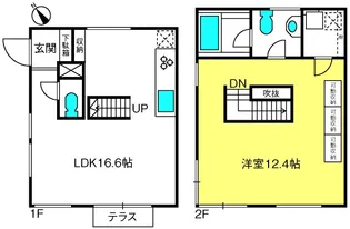 SUCCEED GARDEN E【2階】の間取り