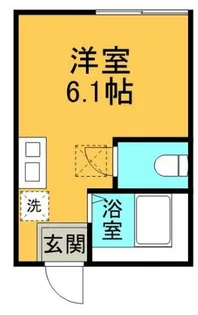 ヒルズ峰岡町B棟【1階】の間取り