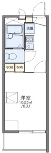 レオパレスさくら野【3階】の間取り