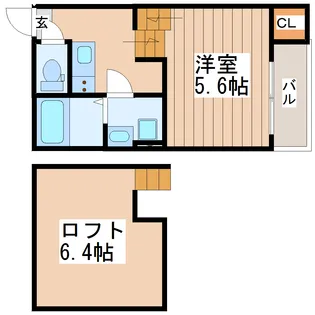 BELLEZZA【2階】の間取り