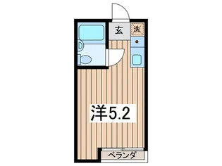 アパートメント5【2階】の間取り