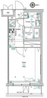 レアライズ蒲田【2階】の間取り