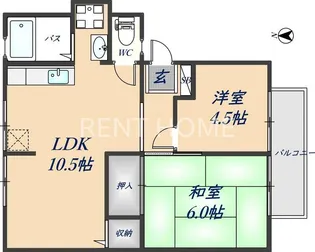 オリーブ【2階】の間取り