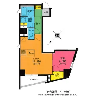ASOLEAR JONAN【5階】の間取り