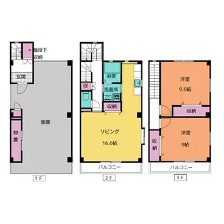 レーベンハイムの間取り