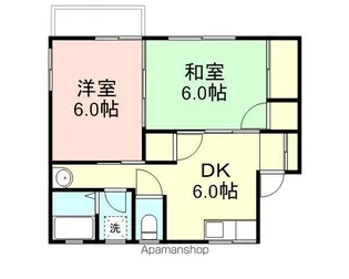 ローズ北出島【2階】の間取り