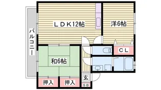 ビゴレ雅B棟【2階】の間取り