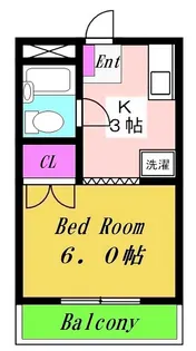 第2ふじたけマンション【1階】の間取り