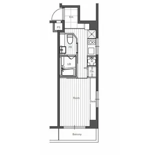 ハナブサマンション【2階】の間取り