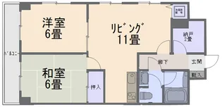 フィールドビレッジII【7階】の間取り