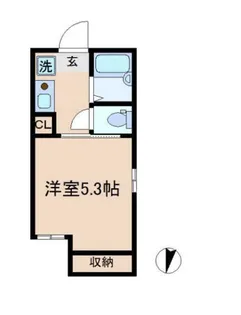 カロン【3階】の間取り