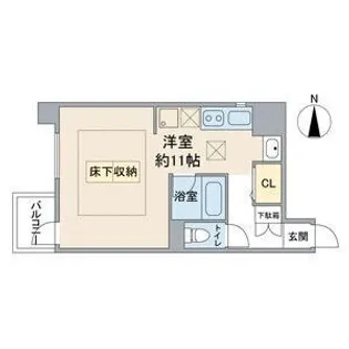 ラクロア【8階】の間取り