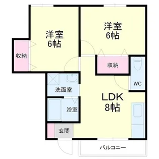 KAPARAS【2階】の間取り