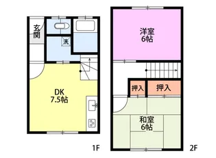 グリーンハイツ【1階】の間取り