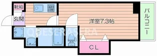 ラグゼ桜ノ宮【5階】の間取り
